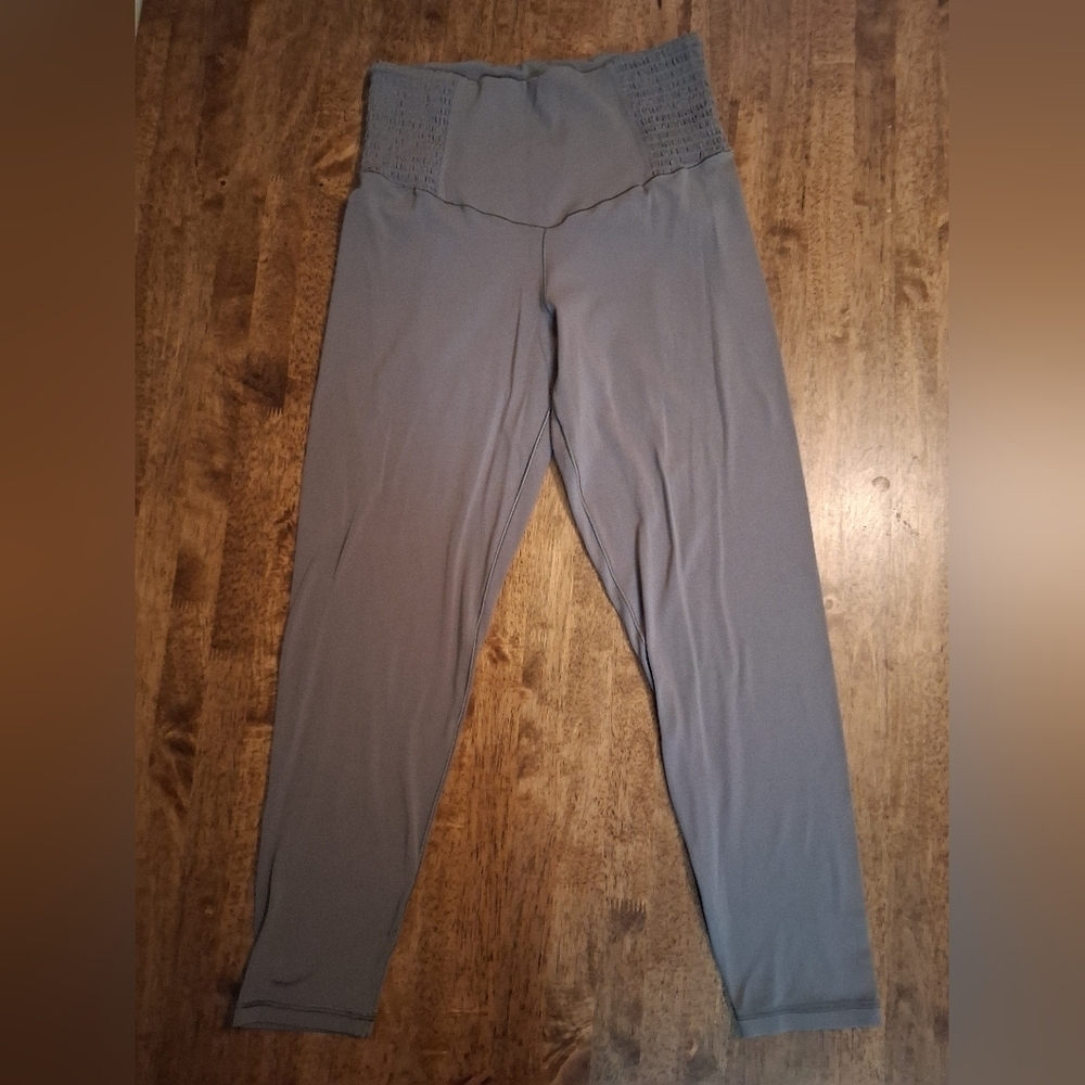aerie 7/8 Legging Hi-Rise Gray Leggings Size Large Real Me